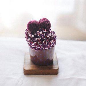 Cupcake Pom Pom Fuzzy Socks